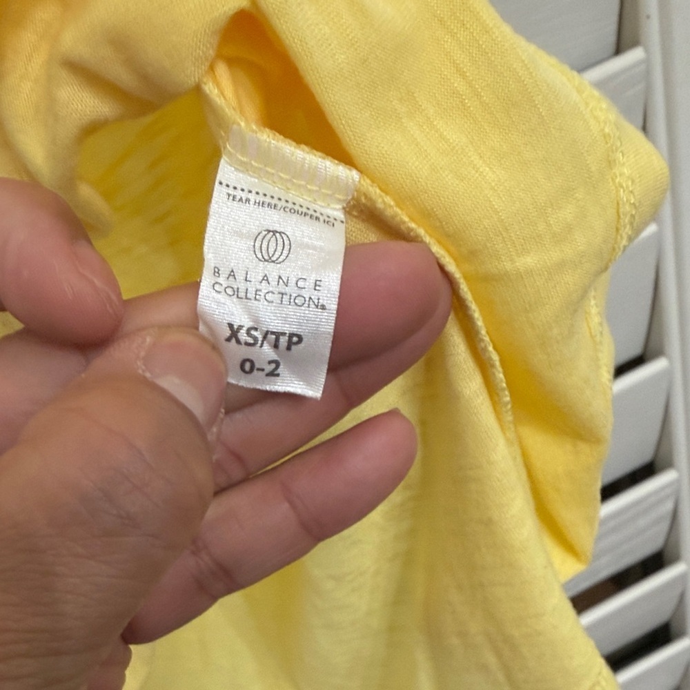 Balance Collection Sunny Yellow Tank Top - Picture 2 of 4